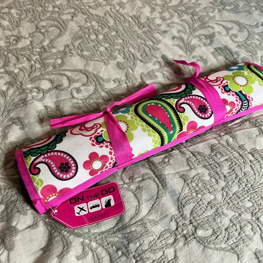 Backgammon On The Go Game Paisley print NWT